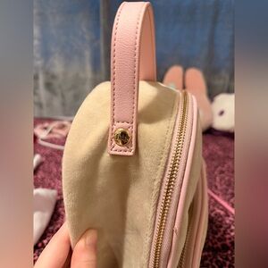 Juicy Couture Pink and Cream Cosmetic Bag